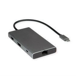 VALUE USB-C Dock, HDMI DP GbE 2xA 1xC 1xC PD, 4K60
