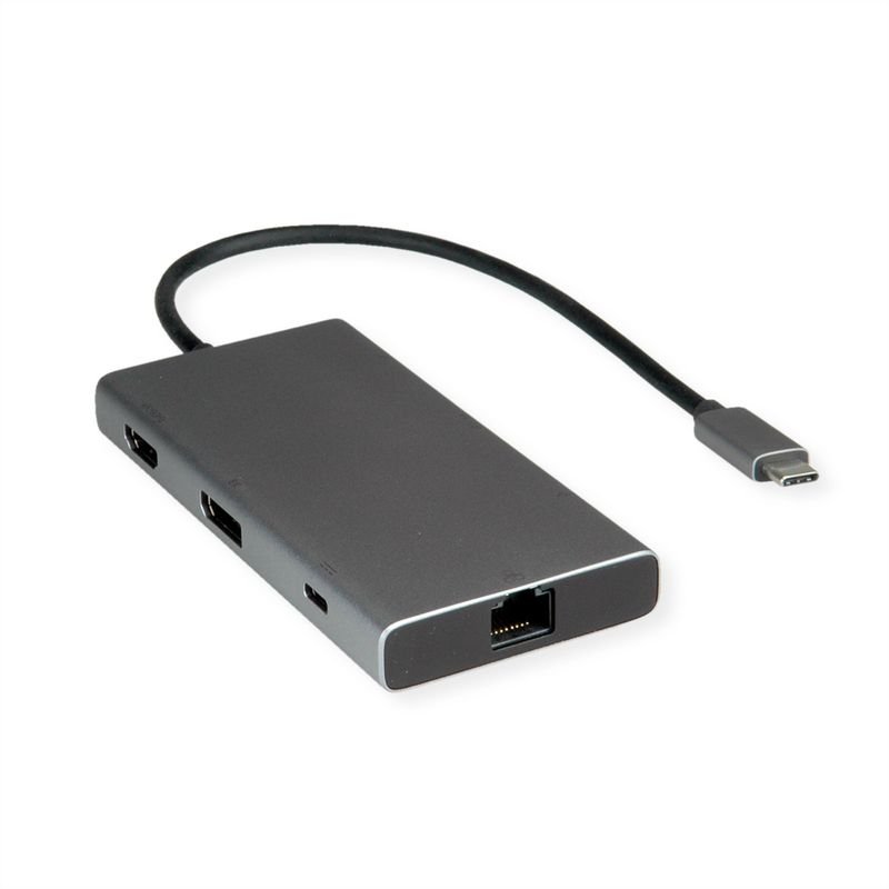 VALUE USB-C Dock, HDMI DP GbE 2xA 1xC 1xC PD, 4K60