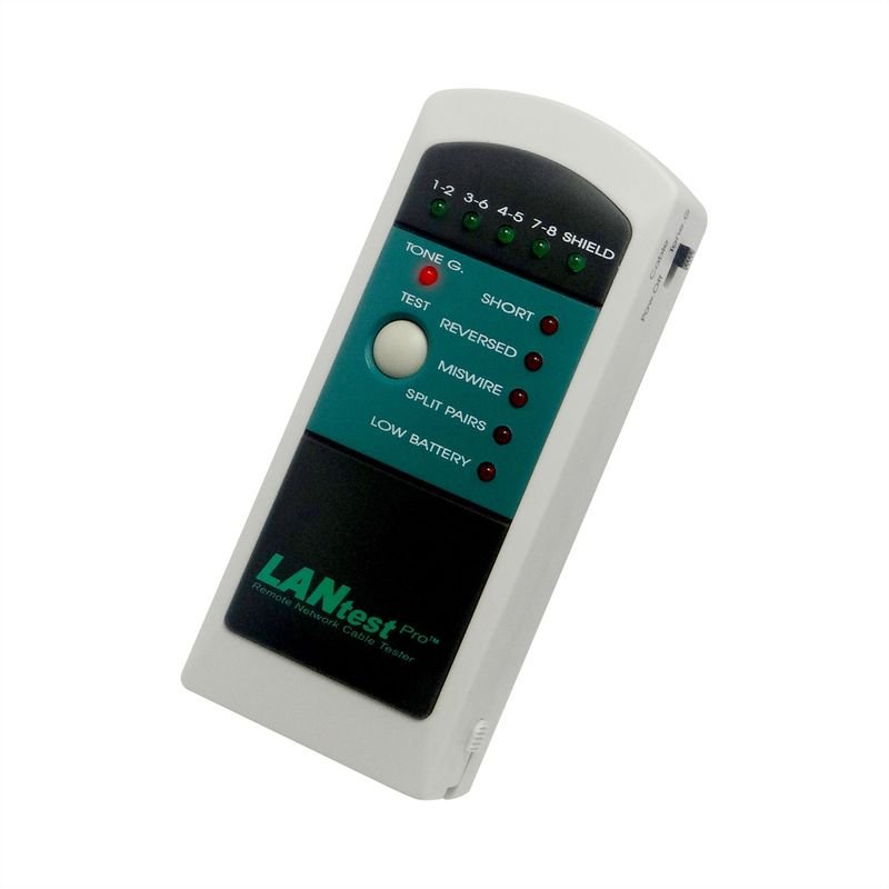 HOBBES LANtest Pro Kit Testeur réseau et câbles, avec 4 remote