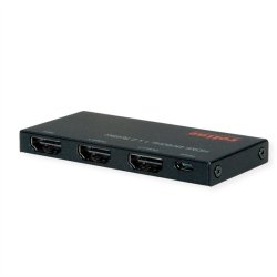 ROLINE Splitter HDMI, 2P, 1x2, UltraSlim 4K60Hz