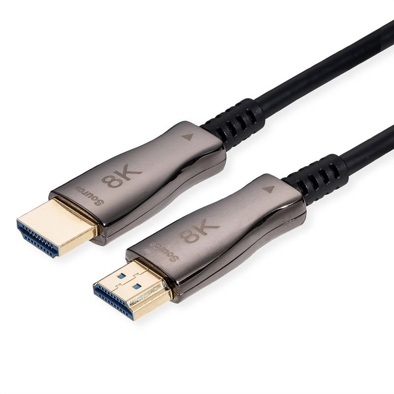 VALUE Câble Ultra-HD HDMI 8K, 30m Actif optique (AOC), 8K, MM
