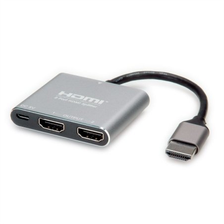 VALUE Splitter HDMI 2.0 portable 2 ports