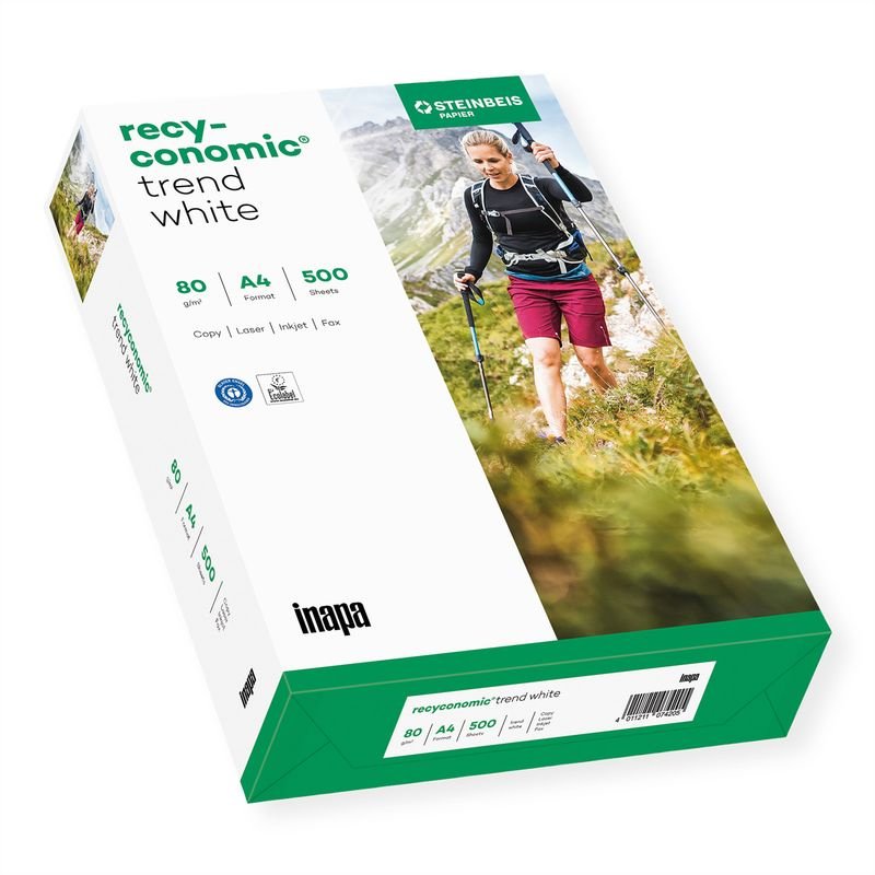 Inapa compatible Recyconomic Tr.wh 80g/m² 500Bl. A4 | Recyconomic Trend White