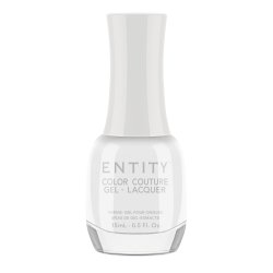 Entity Gel Lacquer White Light, Gel Lac hibrid pigmentat pentru unghii, 15ml