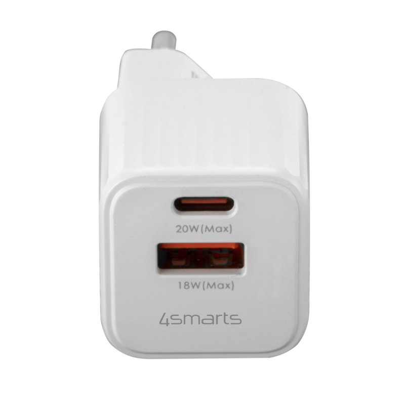 4smarts VoltPlug Duos Mini PD 20W USB-C Kabel weiß