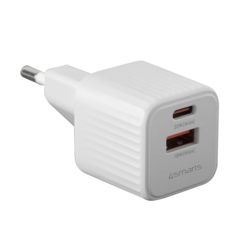 4smarts VoltPlug Duos Mini PD 20W USB-C Kabel weiß