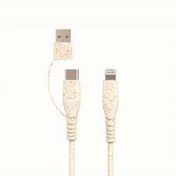 BIOnd USB-C vers Lightning&USB-A 3A 1,2m