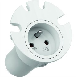 BACHMANN LOOP IN 1x UTE 4x passe-câbles blanc