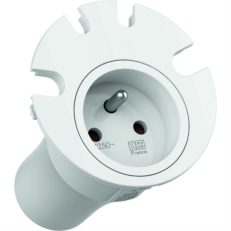 BACHMANN LOOP IN 1x UTE 4x passe-câbles blanc