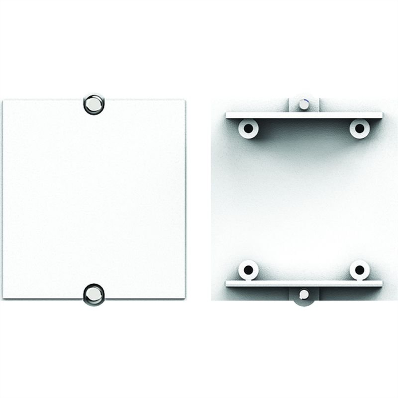 BACHMANN Cache module blanc avec pattes de vissage