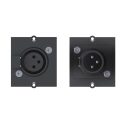 BACHMANN Module Custom 1 x fiche XLR 3 pôles noir