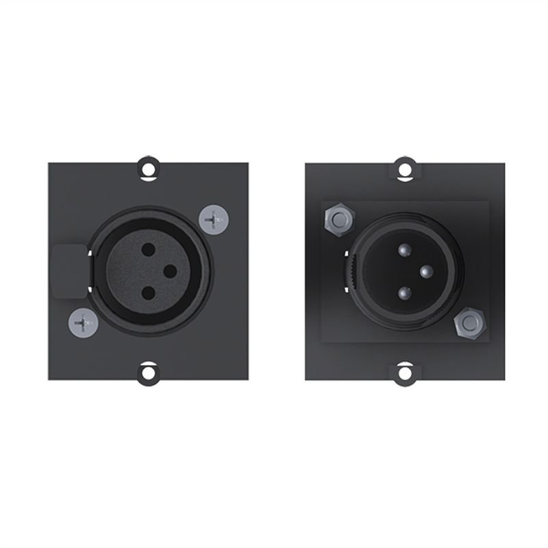 BACHMANN Module Custom 1 x fiche XLR 3 pôles noir