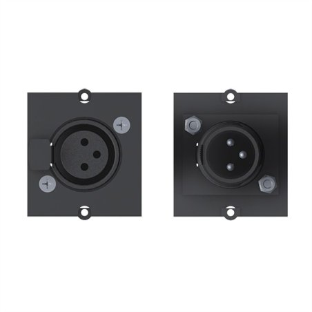 BACHMANN Module Custom 1 x fiche XLR 3 pôles noir