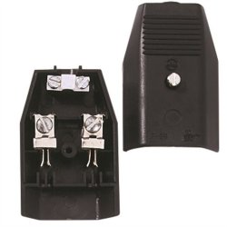 BACHMANN Fiche femelle Euro, noire 2,5A / 250V