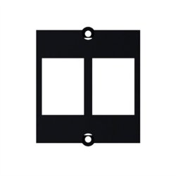 BACHMANN PLAQUE METAL POUR 2 x KEYSTONE