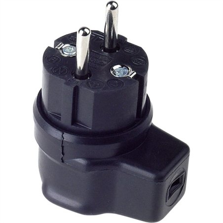BACHMANN Connecteur coudé IP44, noir