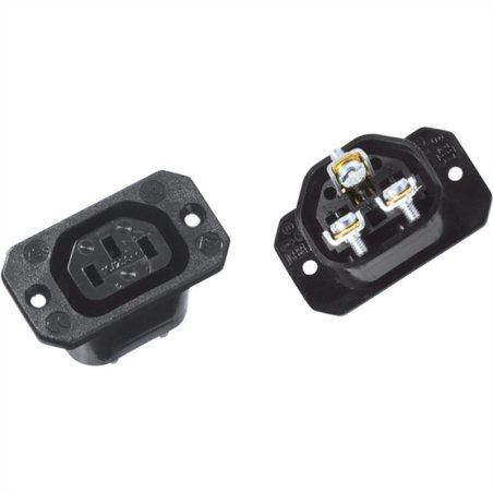 BACHMANN Prise femelle 70°C noir à visser