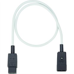 BACHMANN Prolongateur H05VV-F3G1,5,gris CEE 7/7 Connecteur C19 0,5m