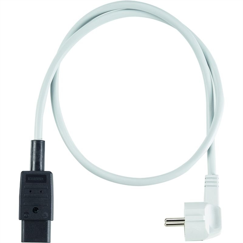 BACHMANN Prolongateur H05VV-F3G1,5,gris CEE 7/7 Connecteur C19 0,5m