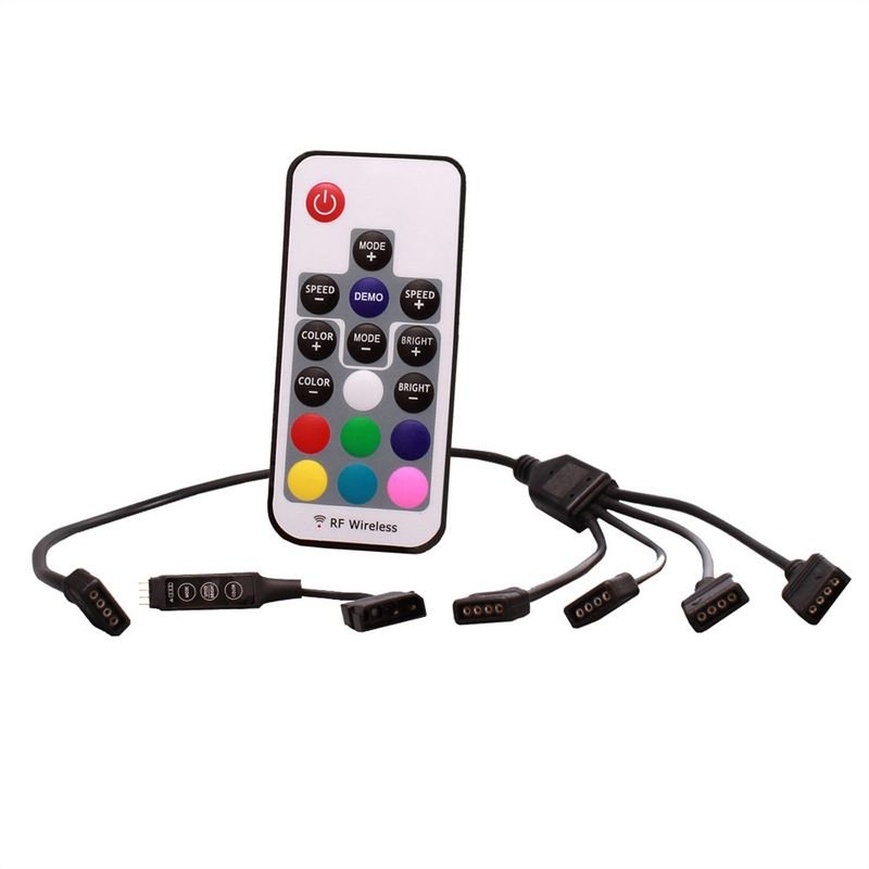 Controleur RGB 12V Xilence compatible 4 ports avec télécommande