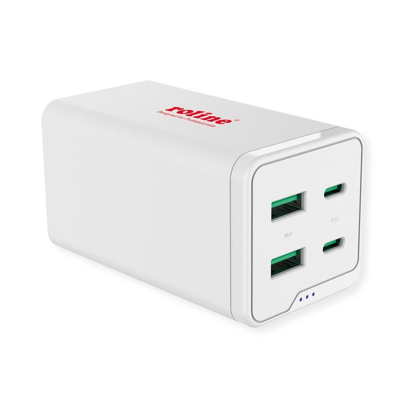 ROLINE Chargeur USB 4 ports, 120W 2x C 2xA QC