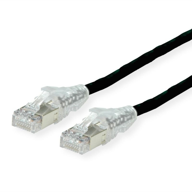 DÄTWYLER Cat6A H, AMP v2, noir 20m Dätwyler CU 7702 flex LS0H, AMP v2