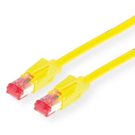 Cordon DRAKA S/FTP Cat.6 H, 7m, jaune DRAKA UC900 SS27 LS0H, Hirose TM21