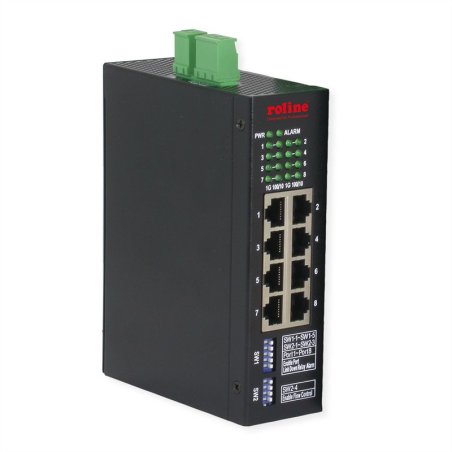 ROLINE Gigabit Ethernet Switch Ind., 8x