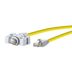 E-DAT Industry Cordon V6 RJ45 IP67 - IP20, 20,0 m