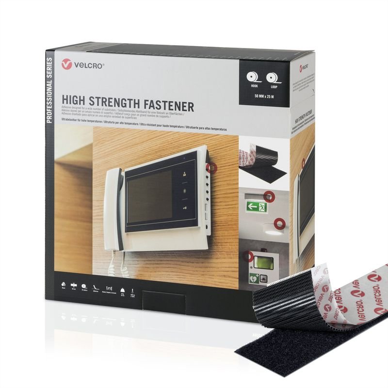 VELCRO HiStr 25m Crochets & velours 50mm VEL-PS20008