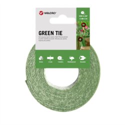 VELCRO 5m Bande 12mm vert VEL-PS20026
