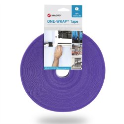 VELCRO One Wrap Bande 25m / 10mm violet VEL-OW64107