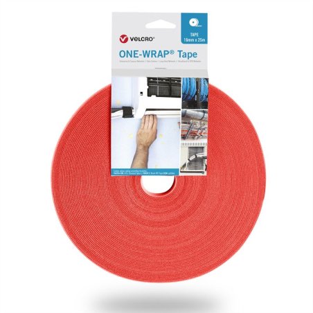 VELCRO One Wrap Bande 25m / 10mm orange VEL-OW64111