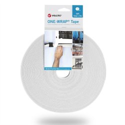 VELCRO One Wrap Bande 25m / 30mm blanc VEL-OW64165