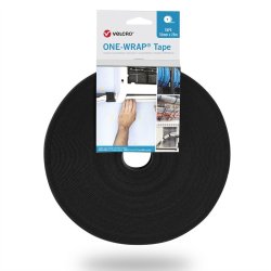 VELCRO One Wrap Bande 25m / 50mm noir VEL-OW64179