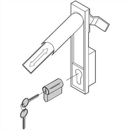 ROLINE Kit d' installation pour serrure