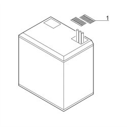 SCHROFF Fermet. balai toit plein noire
