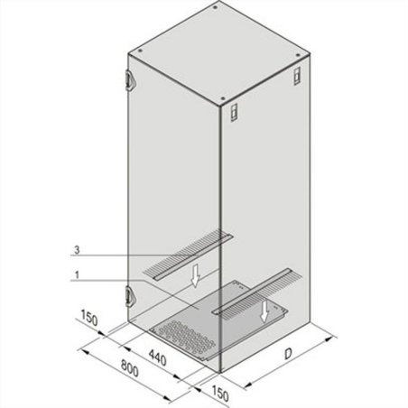 SCHROFF VARISTAR Joint-balai p plancher