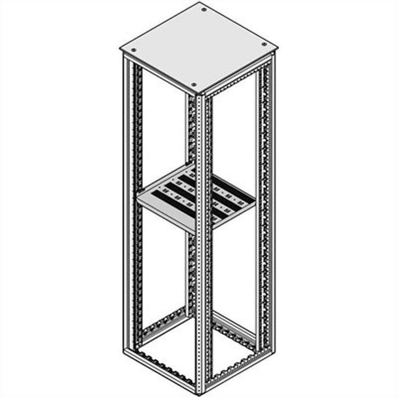 SCHROFF Etagère fixe 75 Kg RAL7035