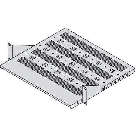 SCHROFF Etagère réglable, 2U, 250mm