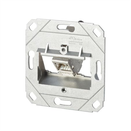 Module C6A 1 port 180°M Embase canal. blanc pur RAL9010