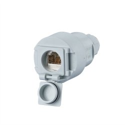 E-DAT Industry IP67 V6 Coupleur 1 port Cat.6A - module C6A
