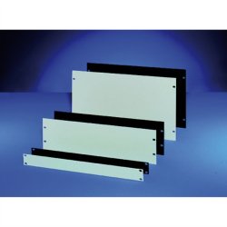 SCHROFF FACE AVANT ALU 1U 3mm NOIR