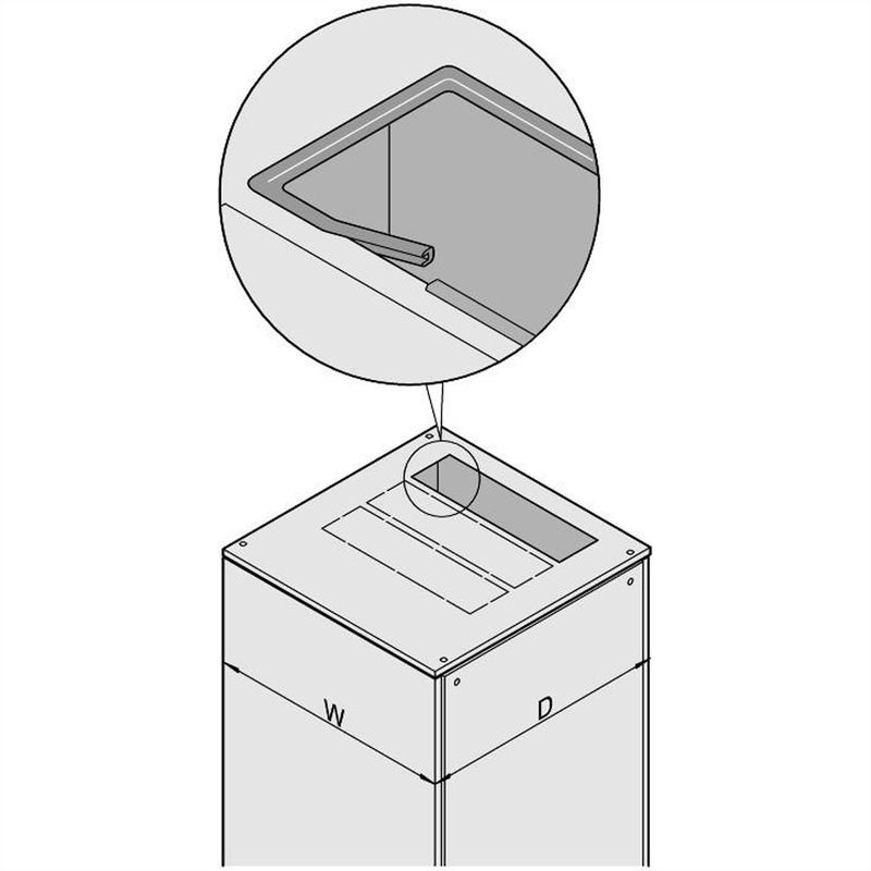Protège-arête PVC, noir, 3 m