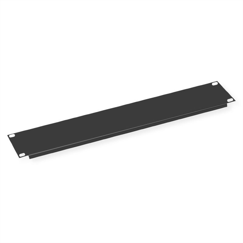 VALUE Panneau FO 19" vide 2U métal noir