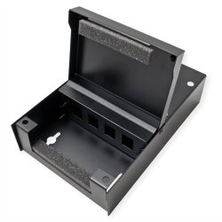 VALUE Boîtier pour 4 Keystones, noir