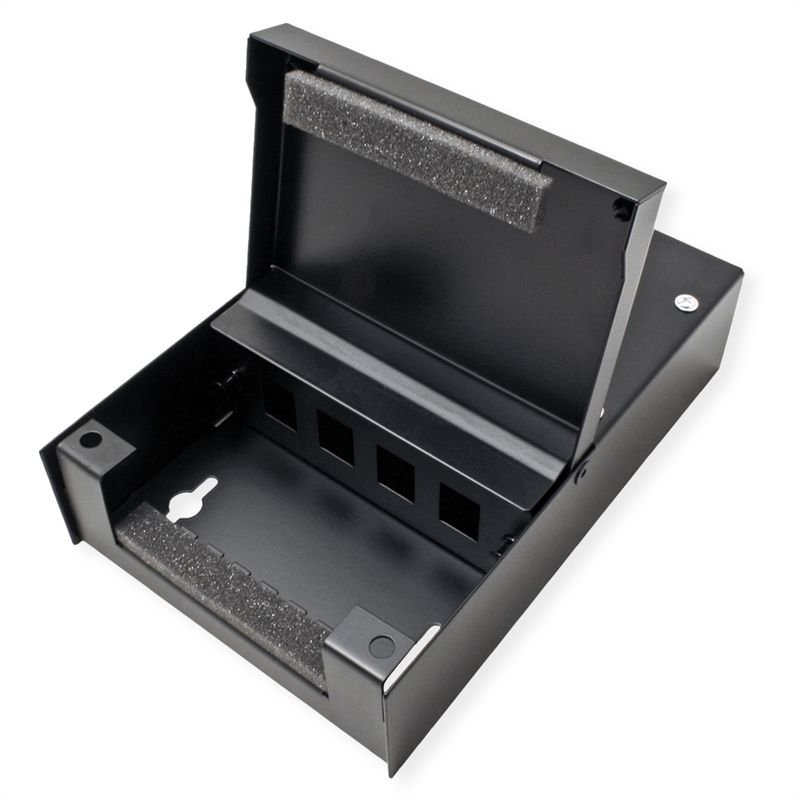 VALUE Boîtier pour 4 Keystones, noir