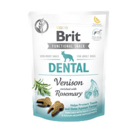 Brit Functional Snack Dental Venison Chien Friandises Gibier 150 g