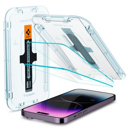 Spigen tempered glass Glas.TR 2-Pack for iPhone 14 Pro Max 6,7&quot clear