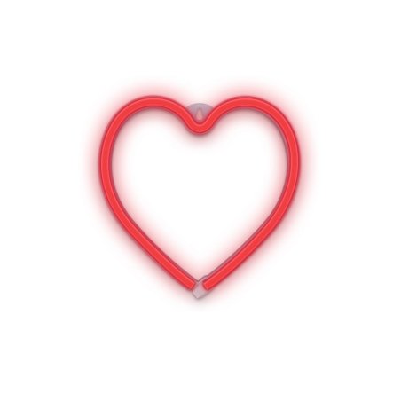 Forever Light Neon LED Light HEART red Bat USB FLNEO7 Figurine lumineuse décorative